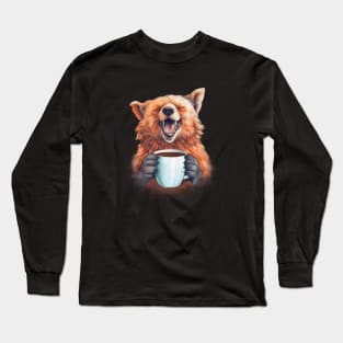 Morning starts with coffee Long Sleeve T-Shirt